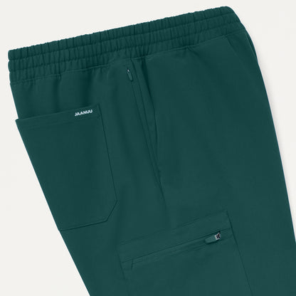 Osmo 8-Pocket Scrub Jogger - Midnight Green