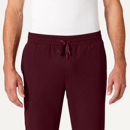 Rhodes Everyday Straight-Leg Scrub Pant - Burgundy