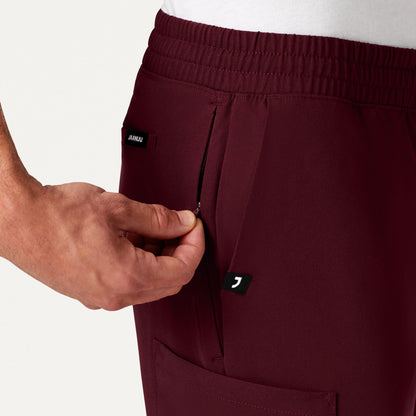 Rhodes Everyday Straight-Leg Scrub Pant - Burgundy