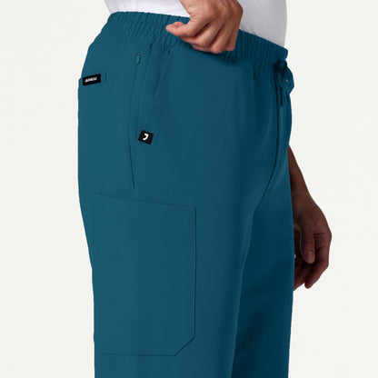 Rhodes Everyday Straight-Leg Scrub Pant - Caribbean Blue
