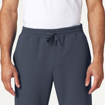 Rhodes Everyday Straight-Leg Scrub Pant - Carbon Gray on-body detail