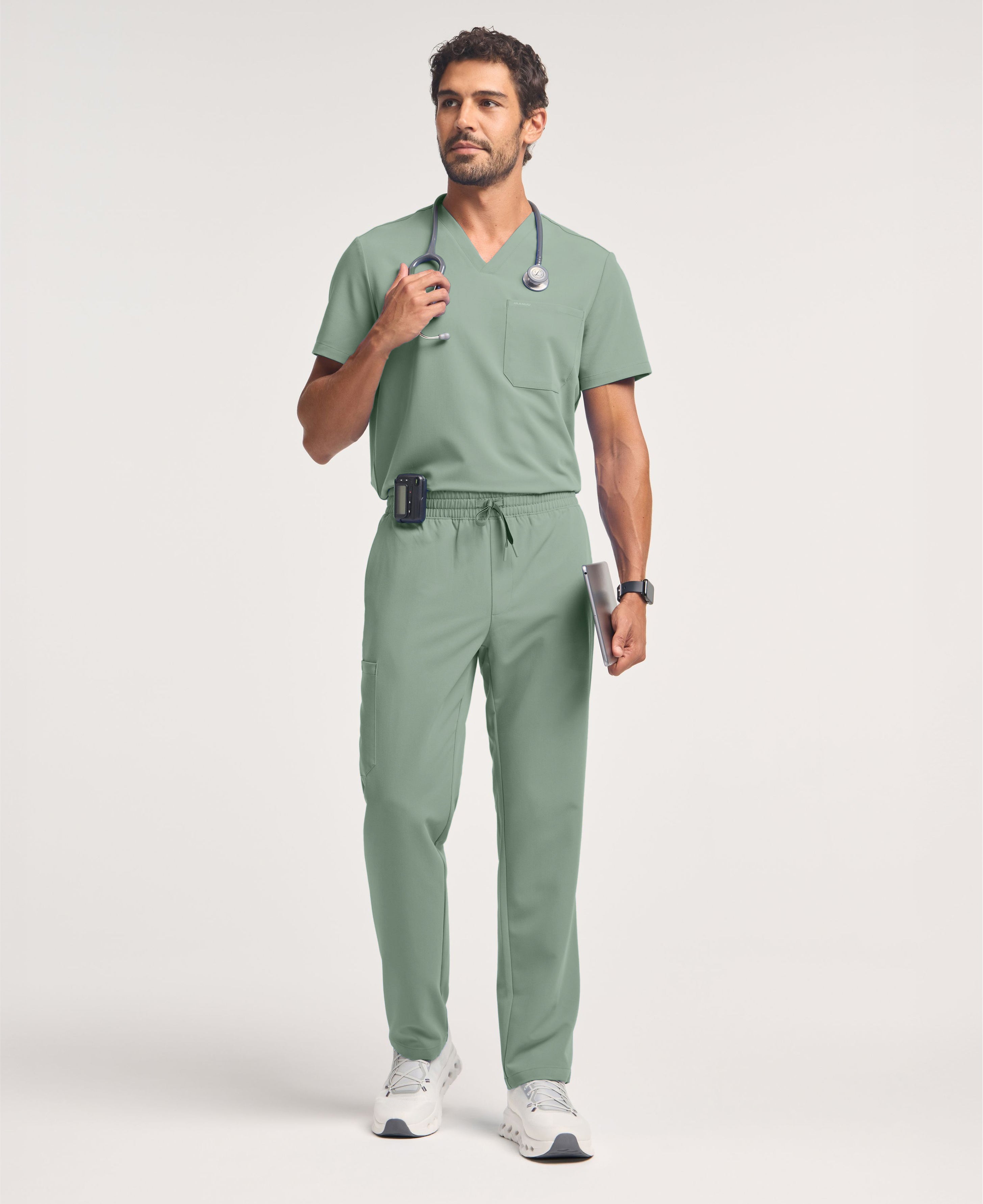 Rhodes Straight-Leg Scrub Pant - Sage