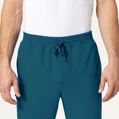 Osmo 8-Pocket Scrub Jogger - Caribbean Blue on-body detail