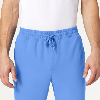 Osmo 8-Pocket Scrub Jogger - Ceil Blue on-body detail