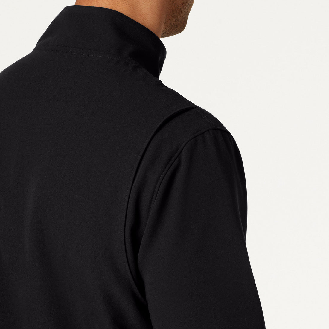 Wolfe Everyday 6-Pocket Scrub Jacket - Black – JAANUU