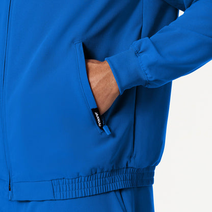 Wolfe Everyday 6-Pocket Scrub Jacket - Royal Blue