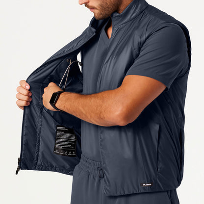 Phantom Insulated Vest - Carbon Gray on-body detail