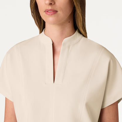 Clare Dolman Scrub Top - Birch
