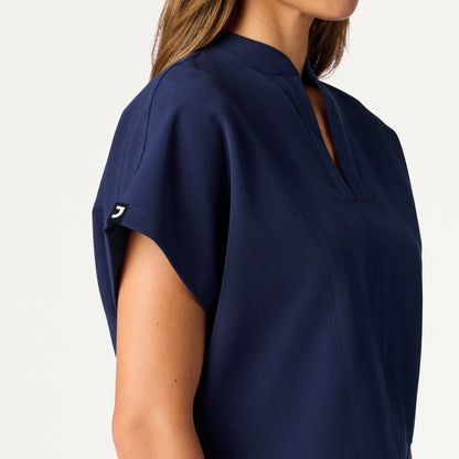 Clare Dolman Scrub Top - Midnight Navy