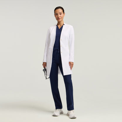 Nova 37” White Coat - White