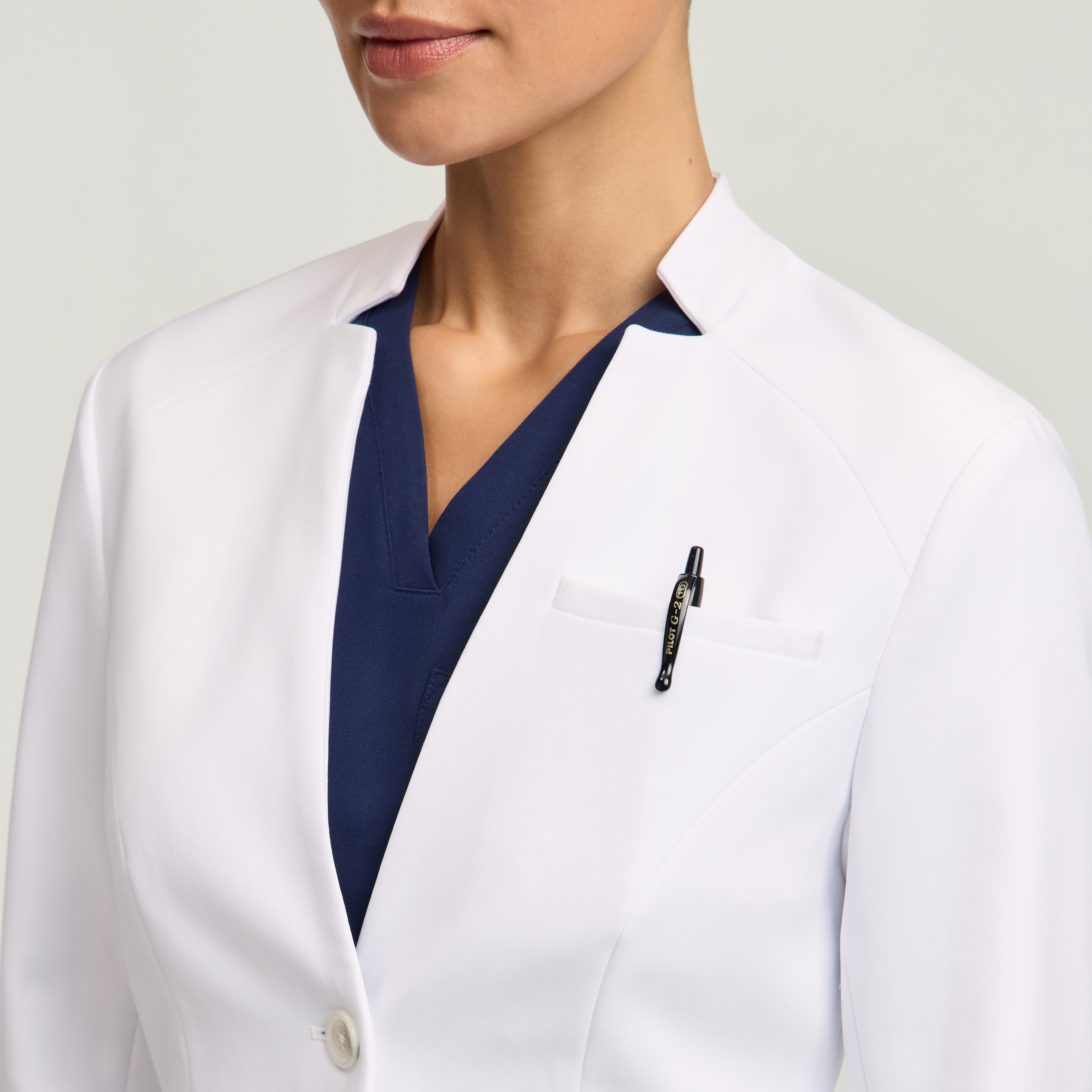 Nova 35” White Coat - White | JAANUU