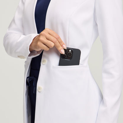 Nova 37” White Coat - White