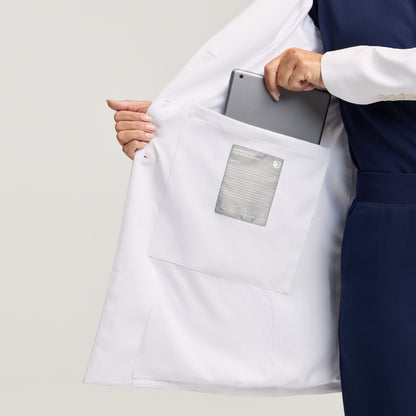 Nova 37” White Coat - White