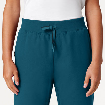 Xenos Essential Knit-Waist Scrub Pant - Caribbean Blue