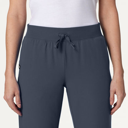 Xenos Essential Knit-Waist Scrub Pant - Carbon Gray