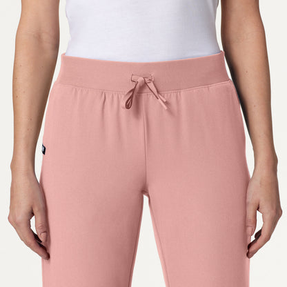 Xenos Essential Knit-Waist Scrub Pant - Mauve