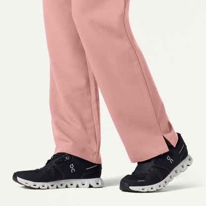 Xenos Essential Knit-Waist Scrub Pant - Mauve