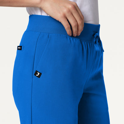 Xenos Essential Knit-Waist Scrub Pant - Royal Blue