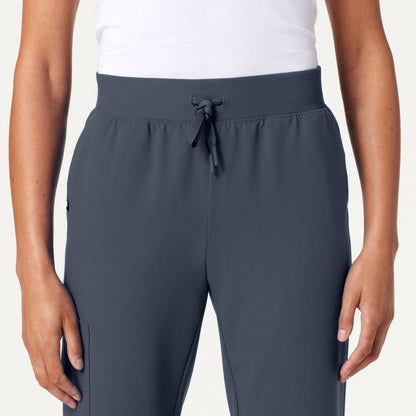 Silex Slim Knit-Waist Scrub Jogger - Carbon Gray