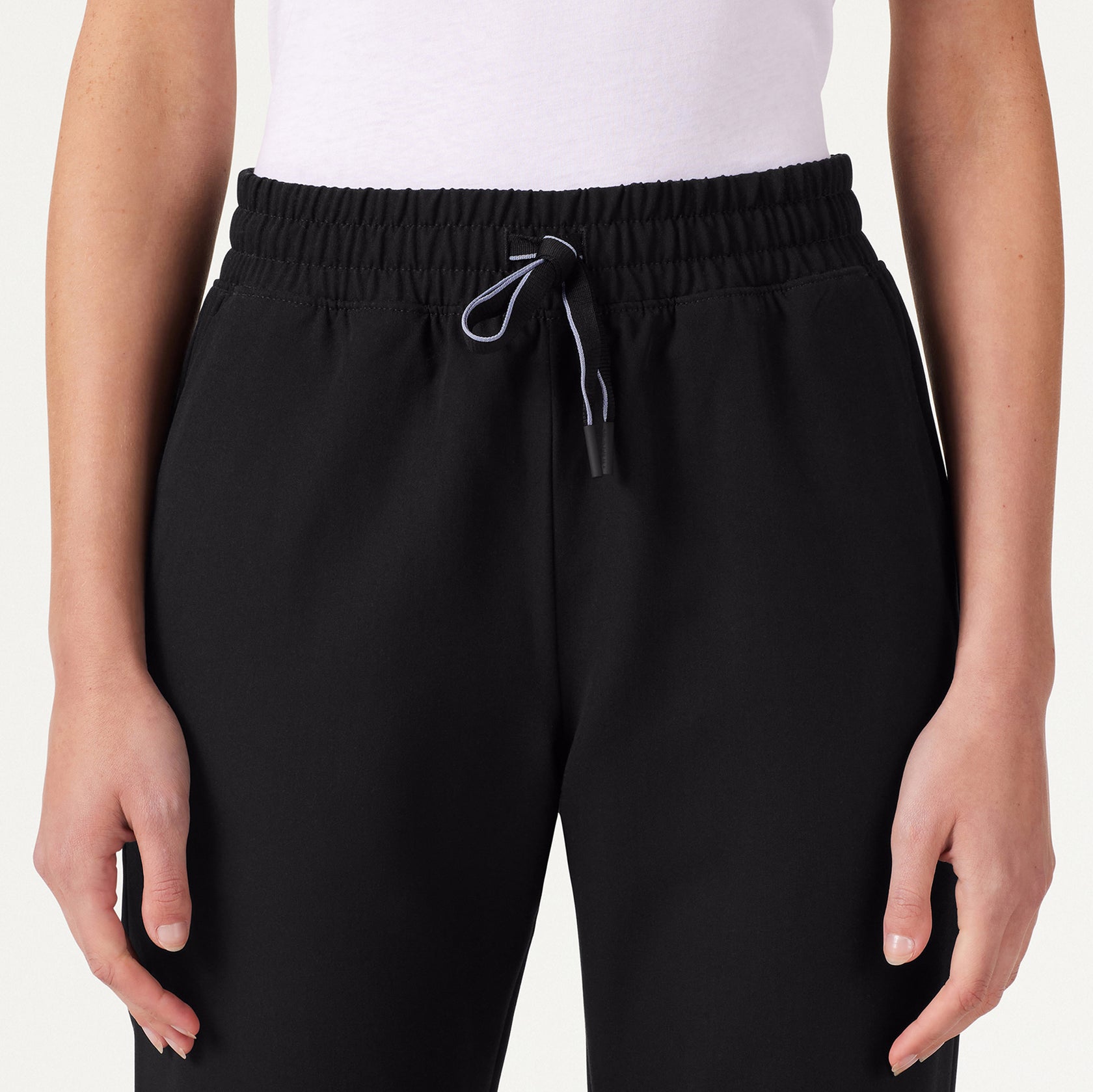 Kerr 365 High Waisted Scrub Pant - Black on-body detail