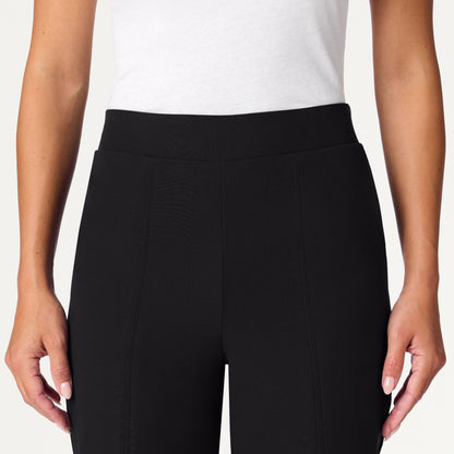 Halle High Waisted Tapered Scrub Pant - Black