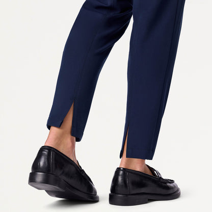 Halle High Waisted Tapered Scrub Pant - Midnight Navy