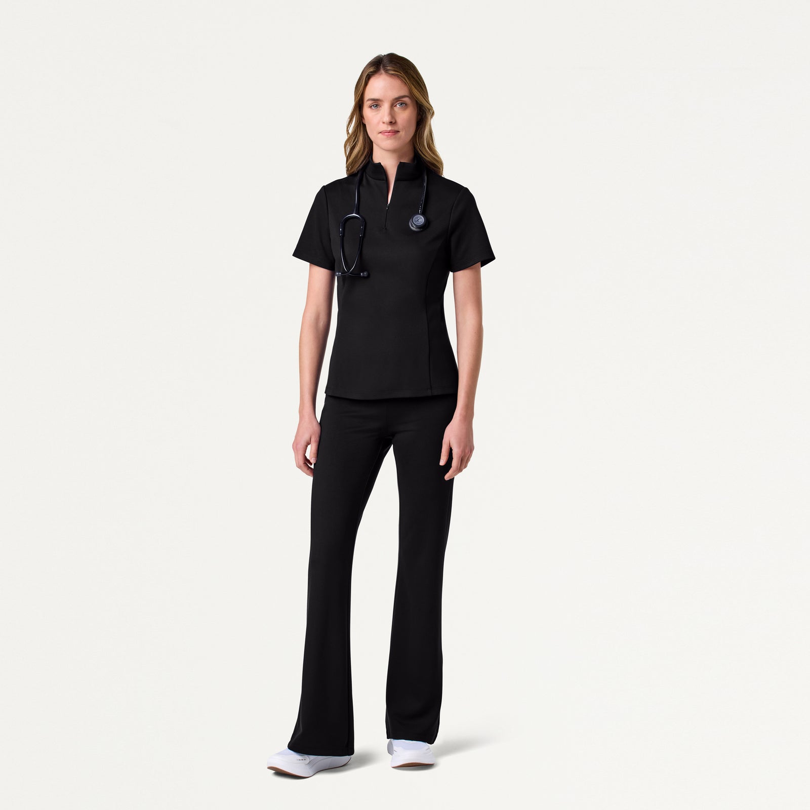 Lina ULTRAsoft Yoga Flare Scrub Pant - Fog