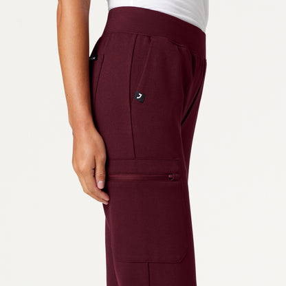 Rubi Slim UltraSOFT Scrub Jogger - Burgundy