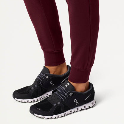 Rubi Slim UltraSOFT Scrub Jogger - Burgundy
