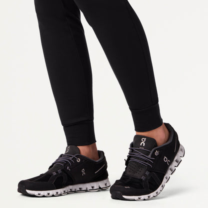 Kait 10-Pocket Skinny UltraSOFT Scrub Jogger - Black