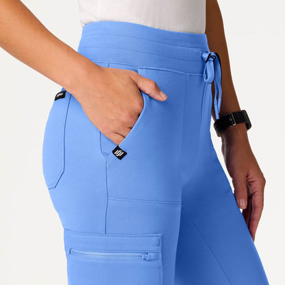 Kait 10-Pocket Skinny UltraSOFT Scrub Jogger - Ceil Blue