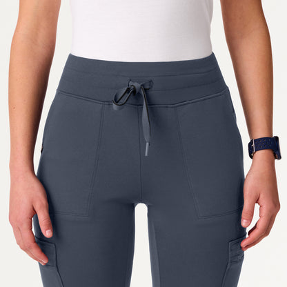Kait 10-Pocket Skinny UltraSOFT Scrub Jogger - Carbon Gray