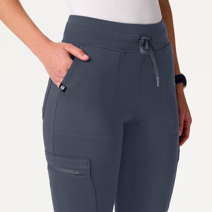 Kait 10-Pocket Skinny UltraSOFT Scrub Jogger - Carbon Gray