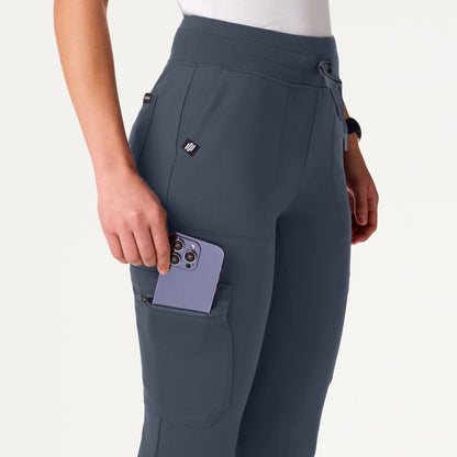 Kait 10-Pocket Skinny UltraSOFT Scrub Jogger - Carbon Gray