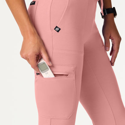 Kait 10-Pocket Skinny UltraSOFT Scrub Jogger - Mauve
