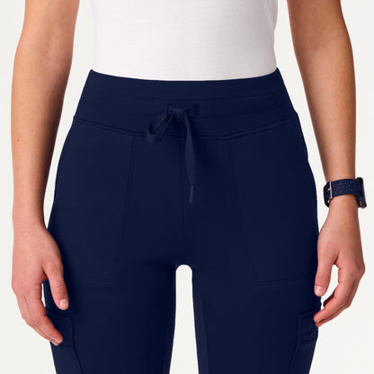 Kait 10-Pocket Skinny UltraSOFT Scrub Jogger - Midnight Navy