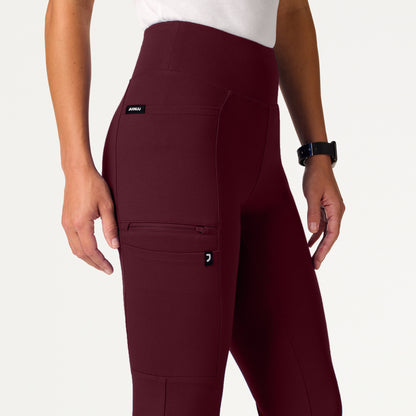 Perri UltraSOFT Yoga Scrub Pant - Burgundy
