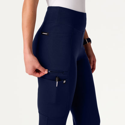 Perri UltraSOFT Yoga Scrub Pant - Midnight Navy