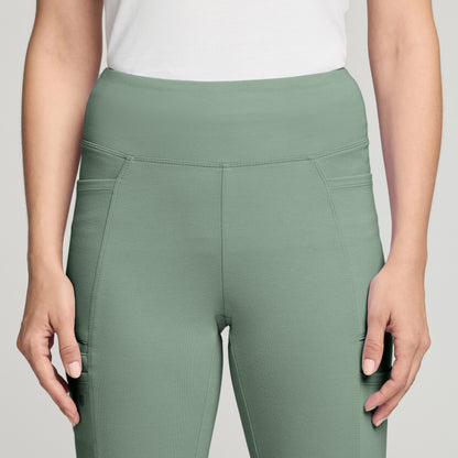 Perri UltraSOFT™ Yoga Scrub Pant - Sage