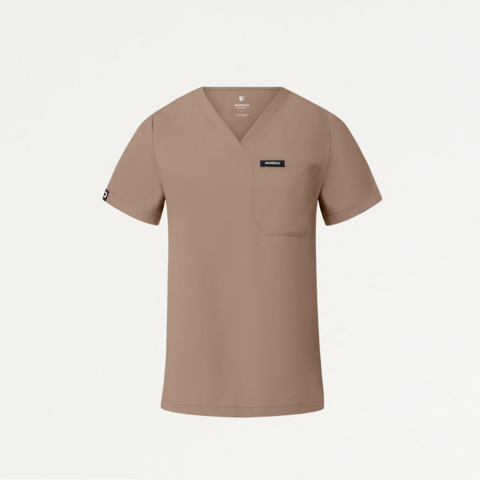 Rhena Slim Essential 1-Pocket Scrub Top - Espresso