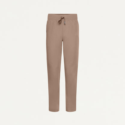 Xenos Slim Knit-Waist Scrub Pant - Mocha