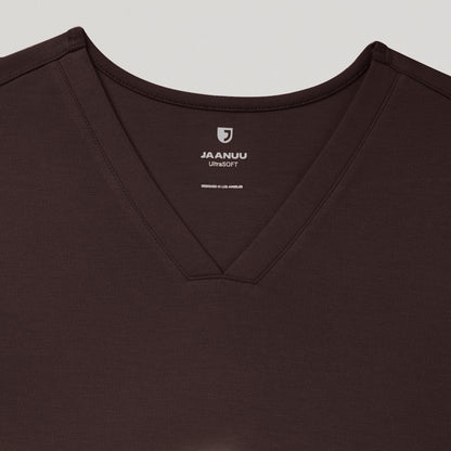 Cesi Slim Scrub Top - Espresso
