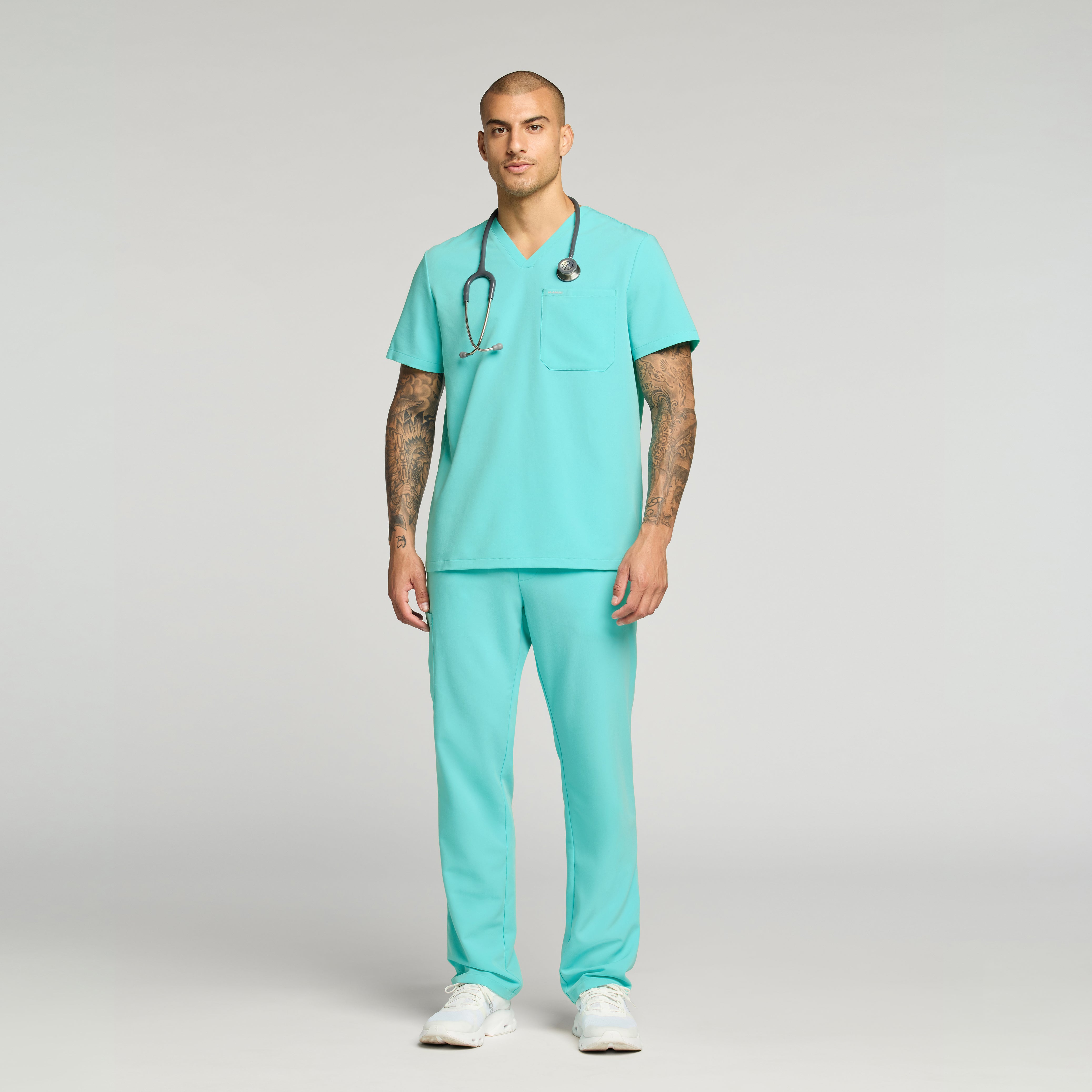 Holmes Everyday 1-Pocket Scrub Top - Surf