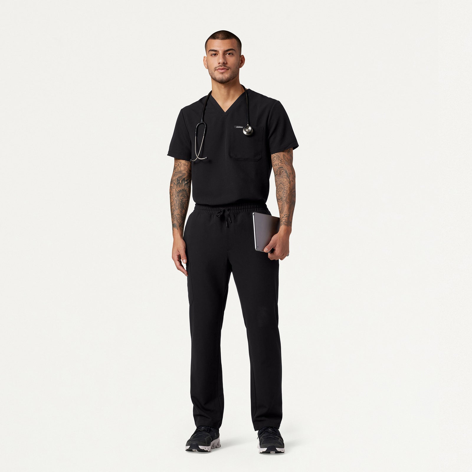 Holmes Everyday 1-Pocket Scrub Top - Black