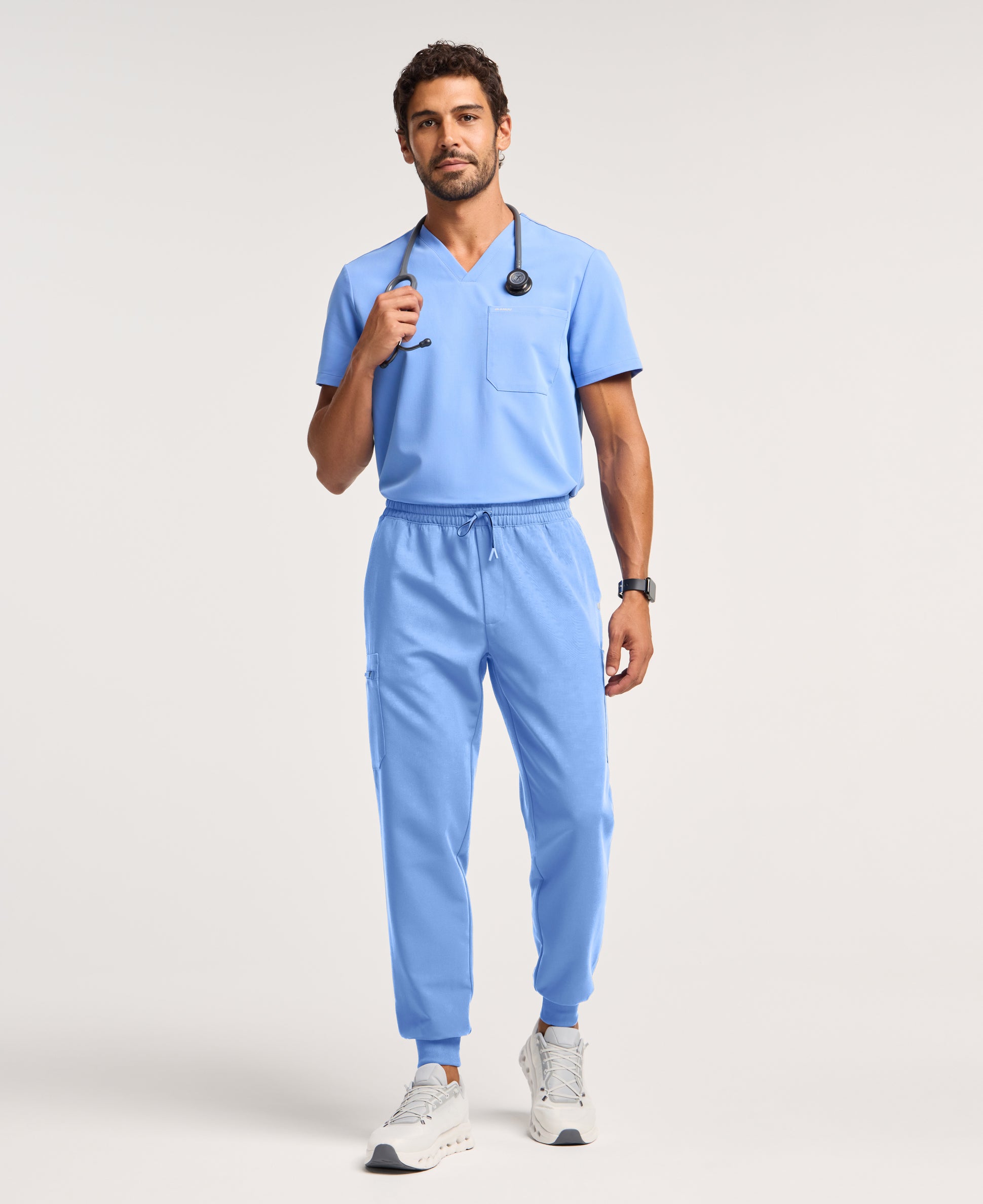 The Performance Scrub Set - Ceil Blue