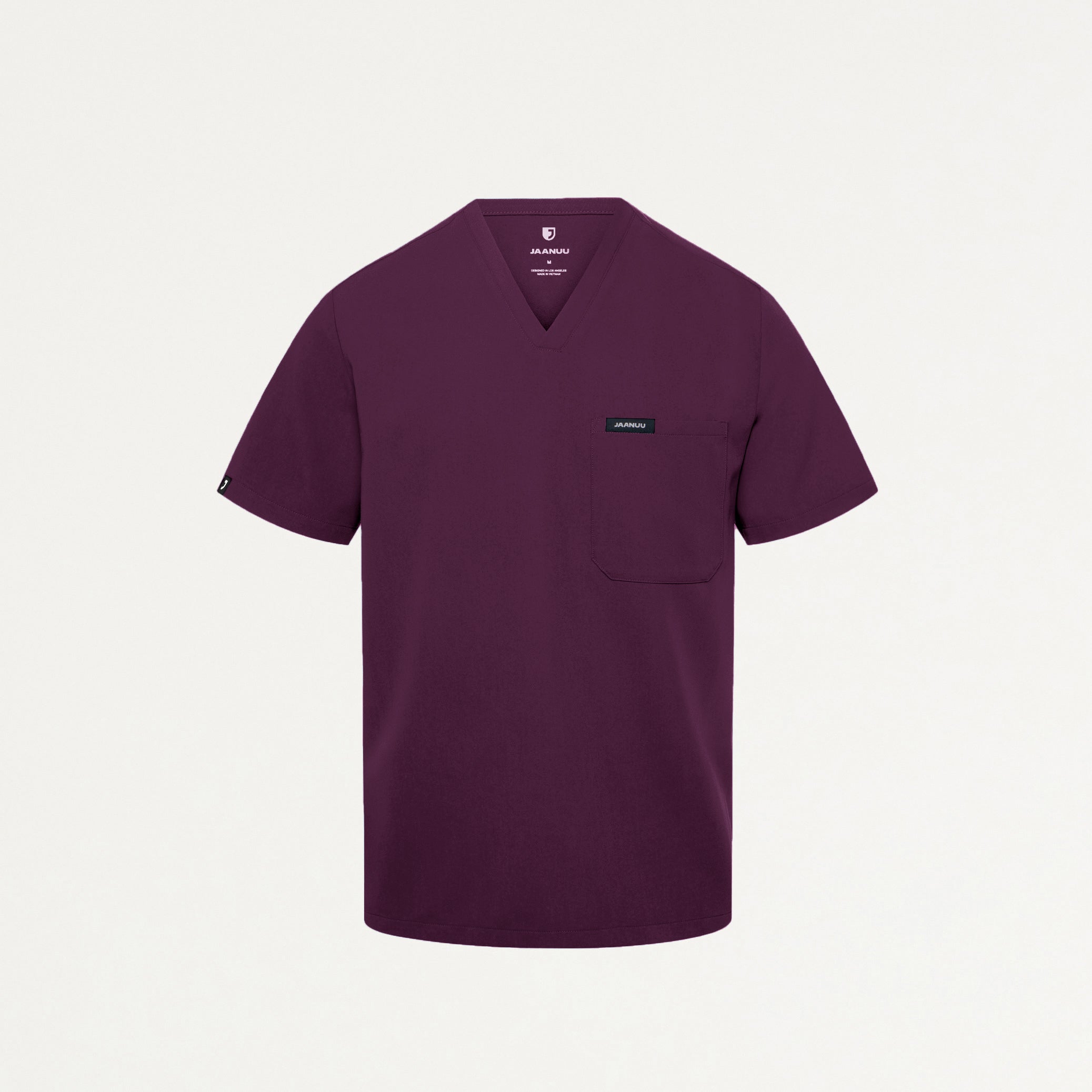 Holmes Everyday 1-Pocket Scrub Top - Deep Eggplant
