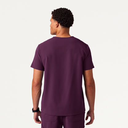 Holmes Everyday 1-Pocket Scrub Top - Deep Eggplant