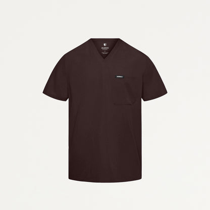 Holmes Everyday 1-Pocket Scrub Top - Espresso