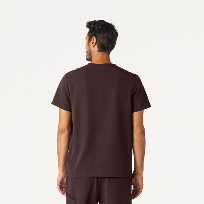 Holmes 1-Pocket Scrub Top - Espresso