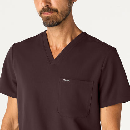 Holmes 1-Pocket Scrub Top - Espresso